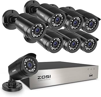 セキュリティ・セーフティ hitsuzi Amazon.com : ZOSI 3K Lite 8CH Home Security Camera System Outdoor