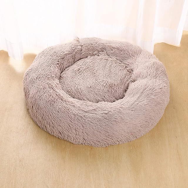 Foto 3 de 5 de PETCUTE Cama Perro Grande Mediano Pequeños Cama Gato Lavable Suave Mascotas Calentito Cojín Invierno de Felpa