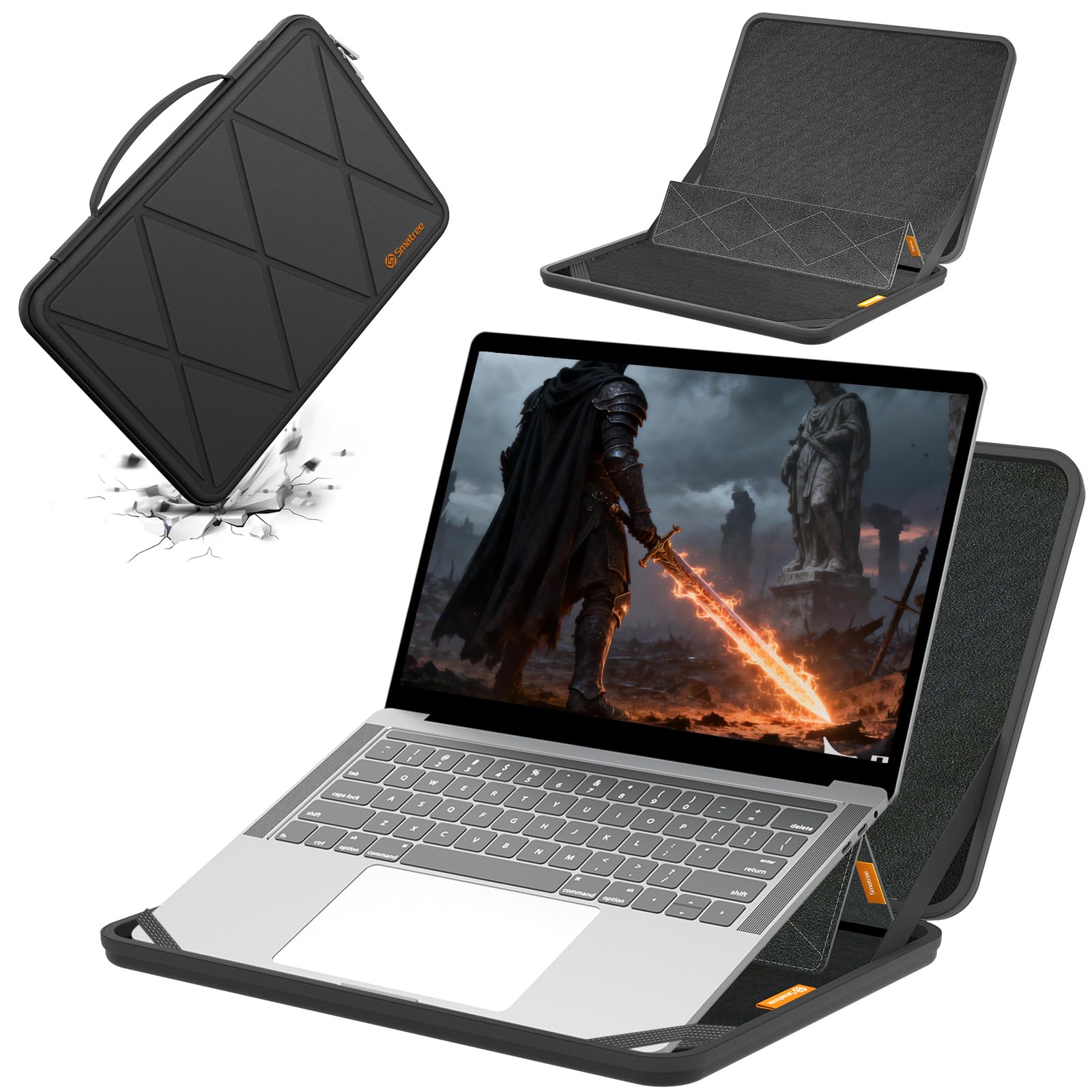 Smatree MS58 Protección rígida 14 Pulgadas Funda para portátil Compatible con DELL Pro MAX 14, para MSI Summit E14 Flip EVO/Summit E14 EVO, para Prestige 14H/14 EVO