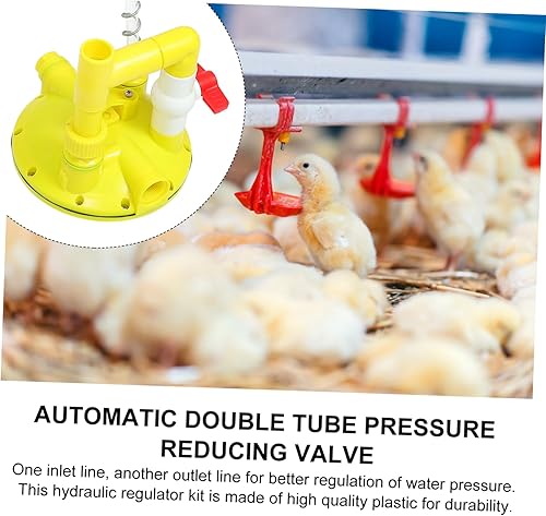 Miniatura 7 de FUNOMOCYA 1 unidad regulador de pollitos, accesorios de corrida de pollo, suministros de pollo, alimentador automático de agua para aves de corral,