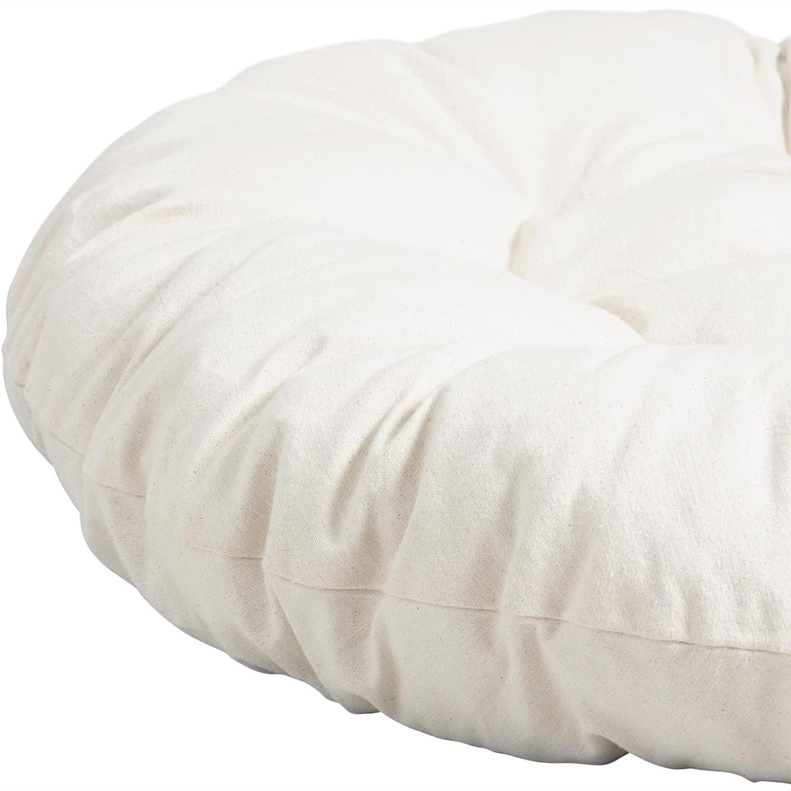 Cuscino Della Sedia Dell'uovo, Cuscino Dell'oscillazione Della Sedia Appesa Del Cuscino Della Sedia Del Canestro Di Ispessimento Del Cuscino Della Sedia Del Giardino Del Tempo Libero,Bianca