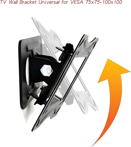 Miniatura 2 de Soporte giratorio para monitor de 10-24 pulgadas para LED LCD curvado y pantalla plana soporte de pared universal para VESA 75x75-100x100