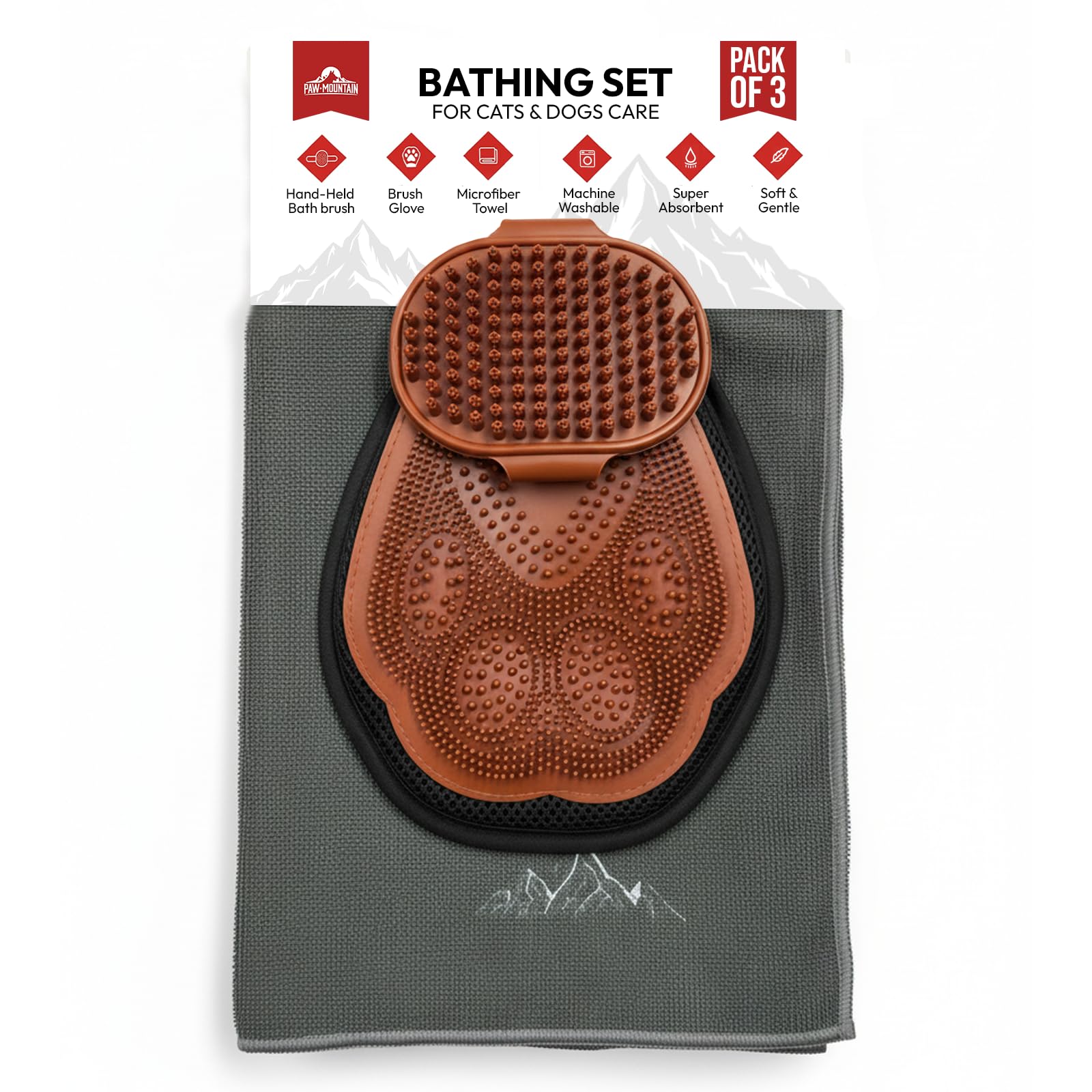 Pet Grooming Kit - Dogs & Cats by Paw Mountain -8