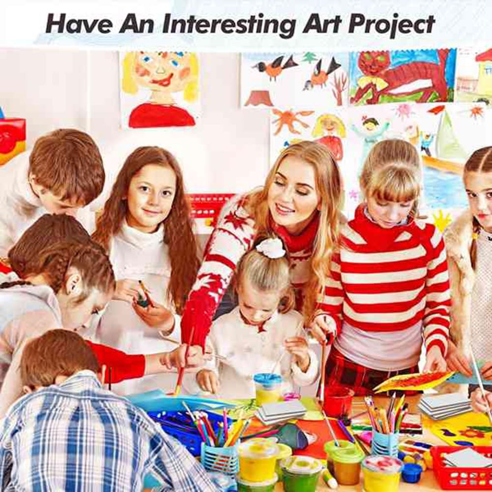 25 pezzi magnetici per pittura, mini lavagne magnetiche, vuote per pittura, arte, regalo, decorazione fai da te
