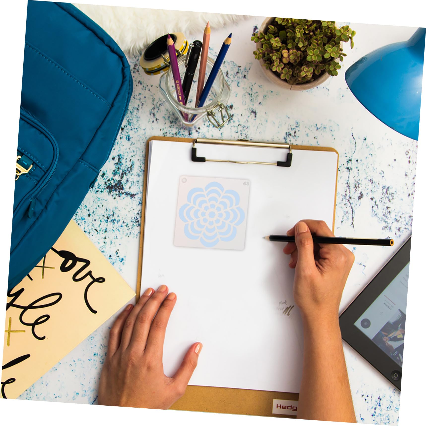 NUOBESTY 112pezzi Stencil Mandala Riutilizzabili Per Template Creativi Per Pittura e Decorazioni Per Progetti Artigianali