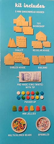 Miniatura 3 de Kit de mini aldea de pan de jengibre