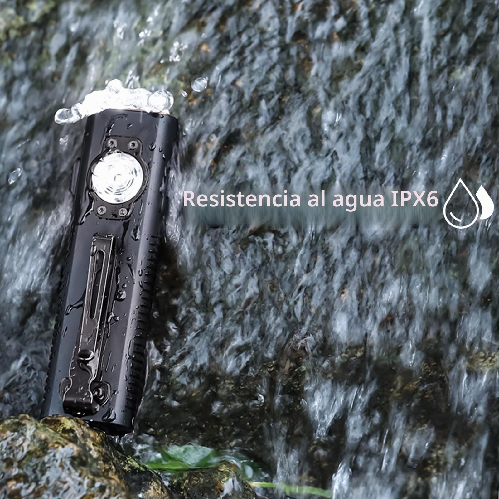 TrustFire Mini X3 Linterna EDC Recargable Con Luz Blanca, Foco, UV y Verde, 1050 Lúmenes, LED, 4 Fuentes de Luz, Para Aire Libre, Trabajo y Emergencias