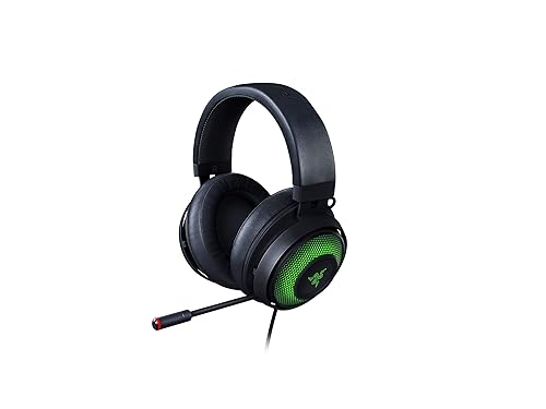 Razer Kraken Ultimate - Auriculares USB para juegos (auriculares para juegos para PC, PS4 y muelle de interruptor con sonido envolvente, micrófono