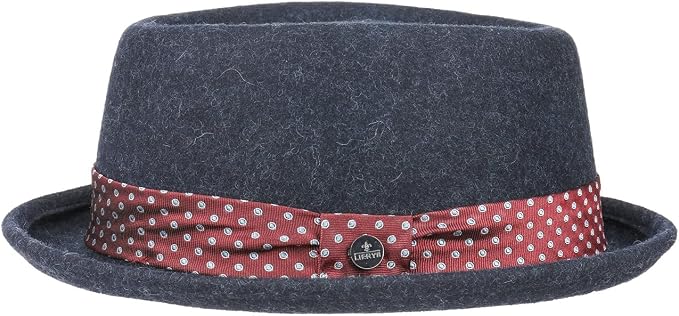 Lierys Dotted Ribbon Porkpie Hat Men 