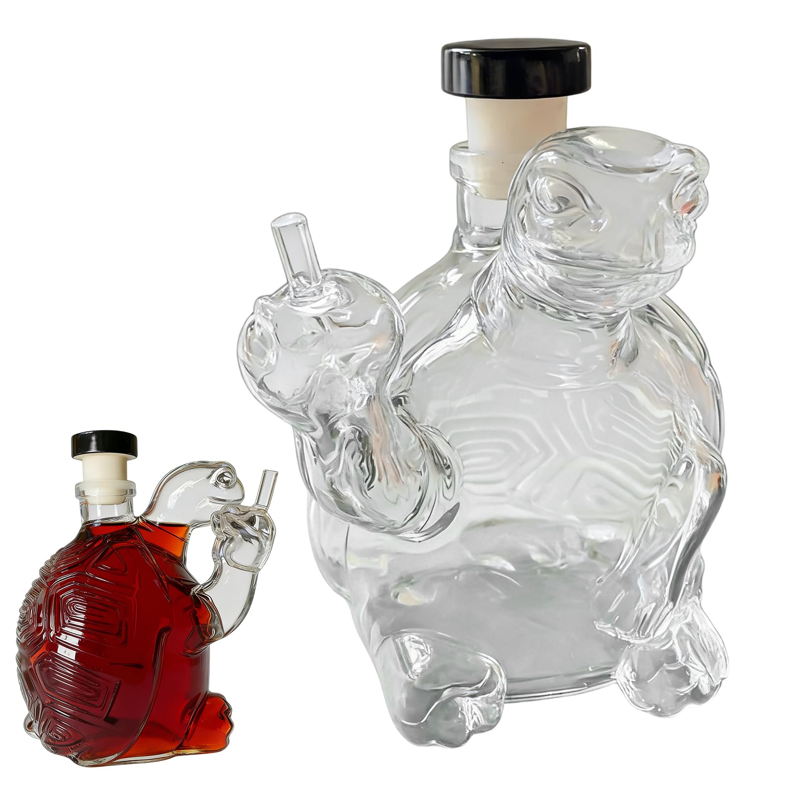 Carafe à whisky originale tortue : le cadeau idéal pour l'anniversaire de papa ou Noël