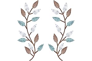 Zhengmy Wall Decorations for Living Room Modern: Olive Branch Leaf Art