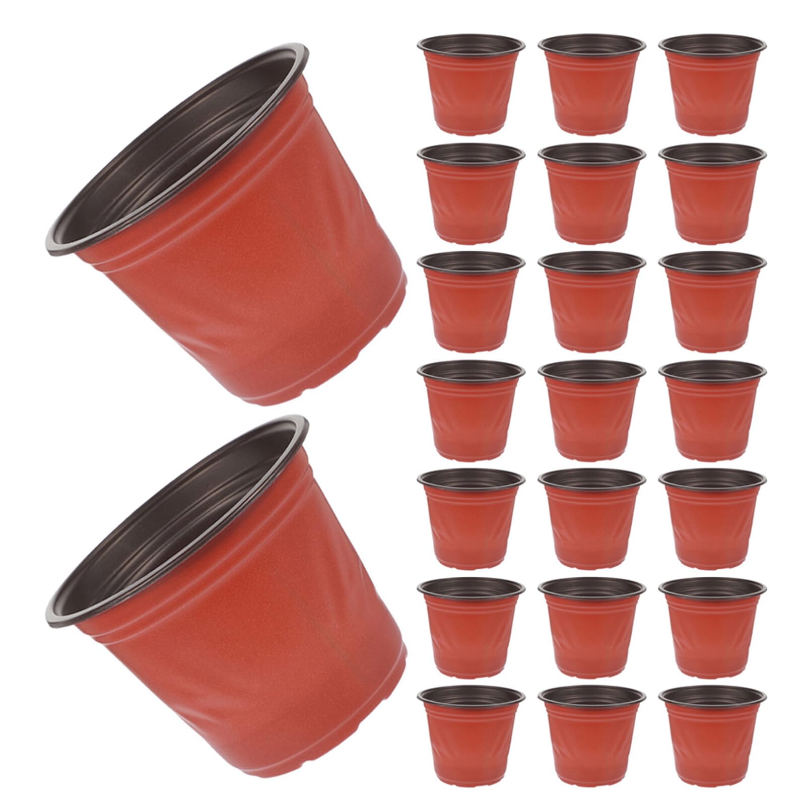Pots de pépinière de fleurs ronds jardin semis plastique PP contenant décoratif