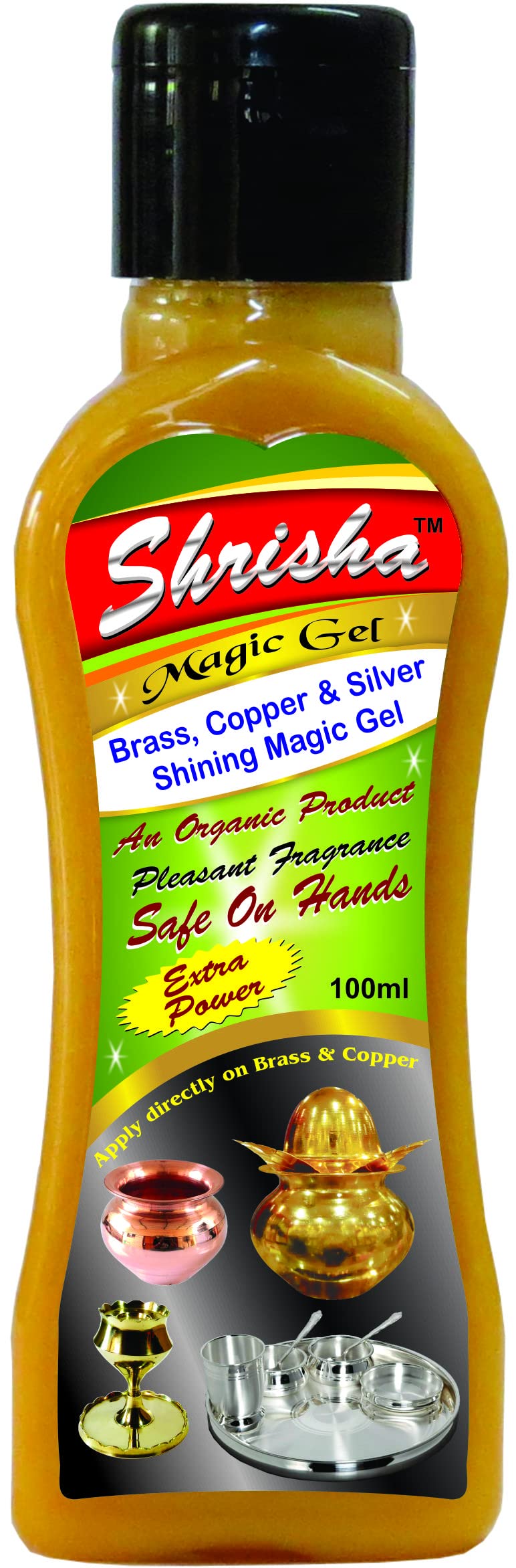 Shrisha Magic Gel for Copper Brass & Silver Instant Cleaner Polish, Anti-Tarnish, Shines 100ML - Pack of 3 (B088BFHDG5) Amazon Price History, Amazon Price Tracker