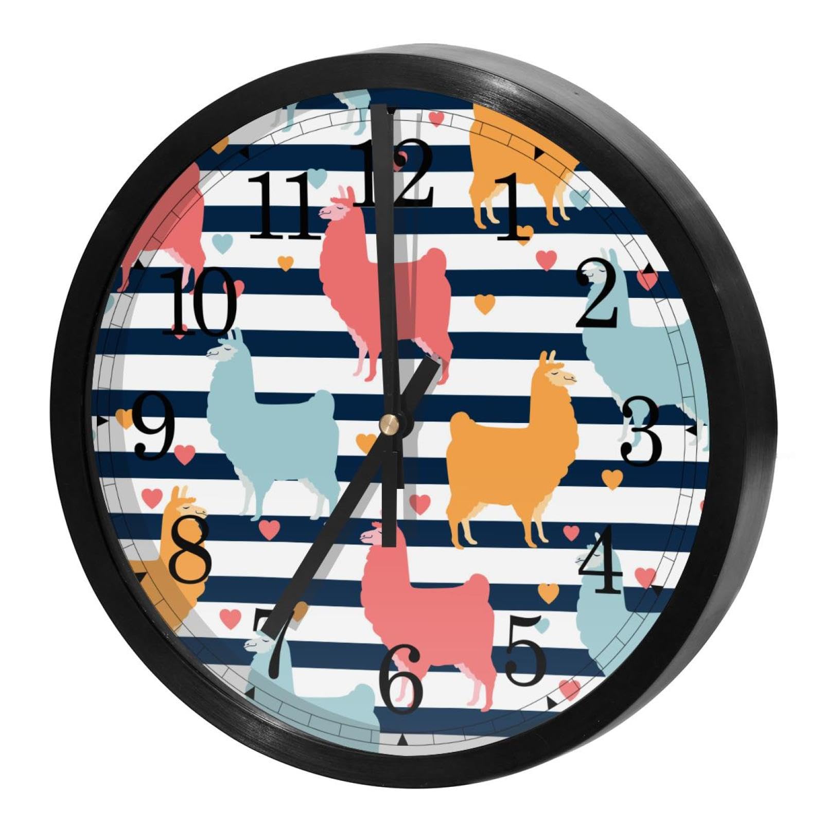 Horloge murale sans tic-tac pour le sommeil des enfants