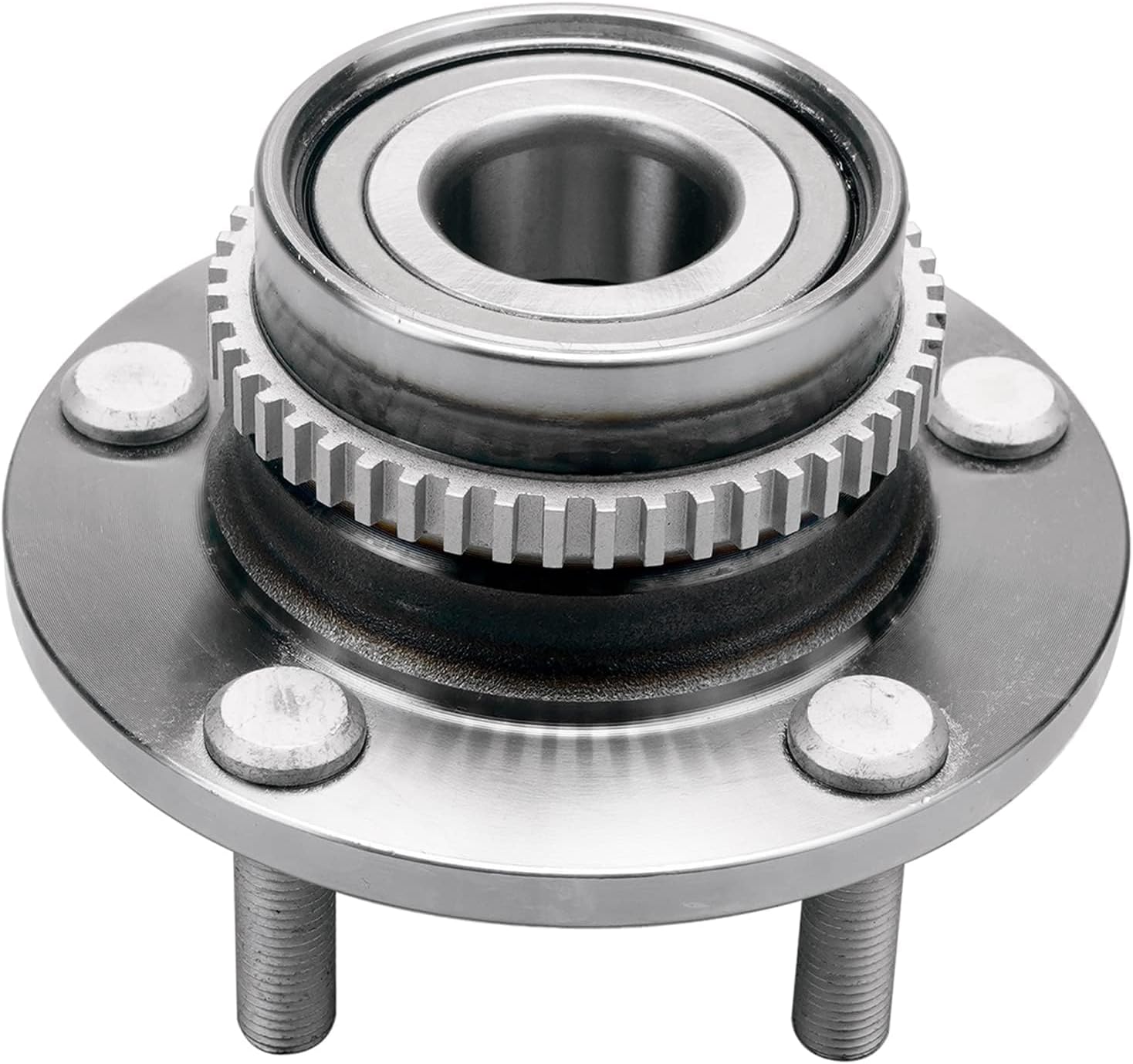 Detroit Axle - FWD Rear 4pc Wheel Bearing Hubs Kit for 05-09 Hyundai Tucson, 05-10 Kia Sportage, 2 Wheel Bearing & Hubs 2 Sway Bar Links 2005 2006 2007 2008 2009 2010 Replacement