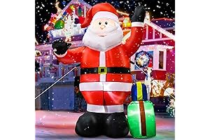 PARTY Life 4 ft Santa Claus Christmas Inflatables