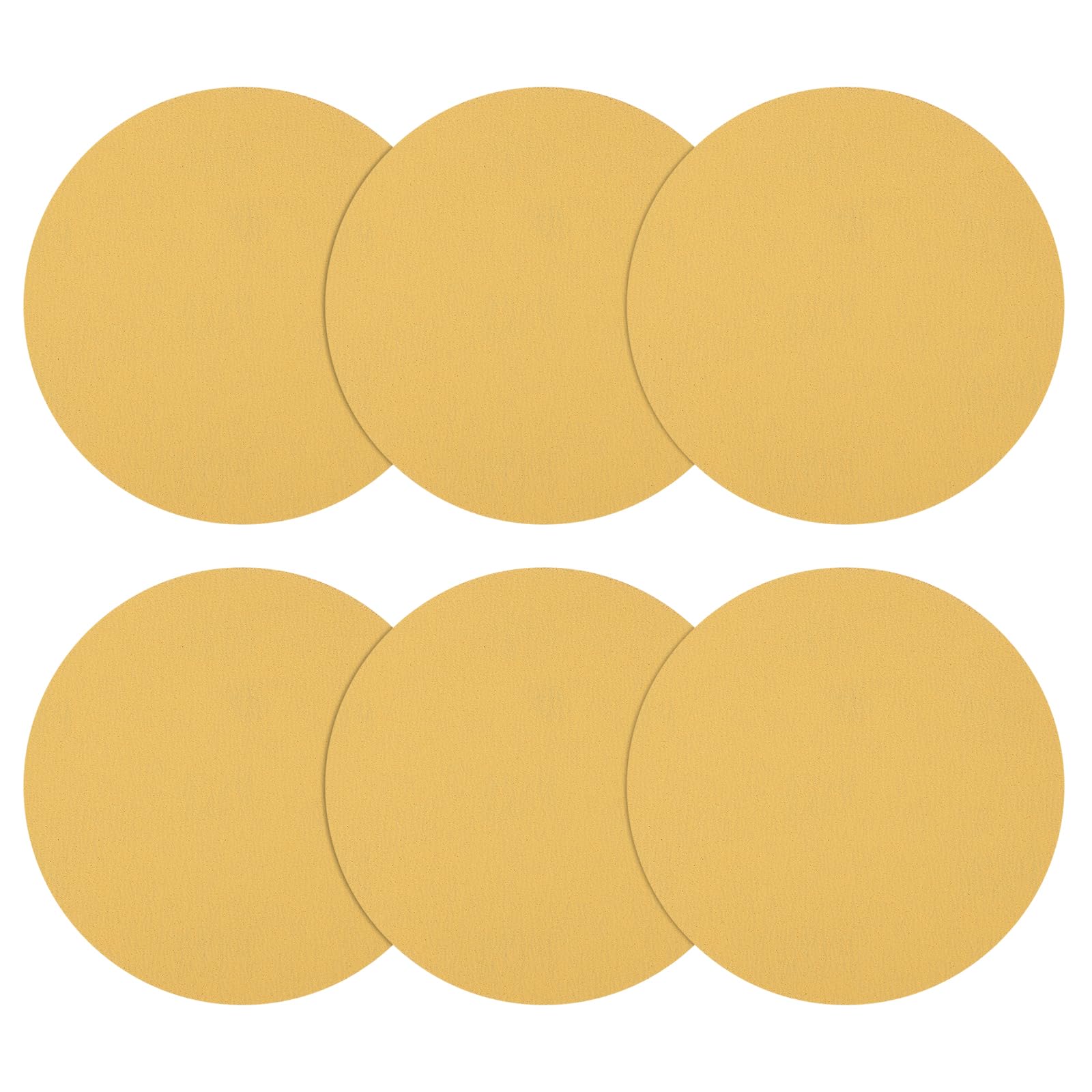 DTGN 203 mm 600 Grit Hook and Loop Sanding Disc - 50 Pcs - Good for Wood Metal Stone Walls- Aluminum Oxide Abrasive Hook and Loop Sandpaper Orbital Sander Pads, Yellow