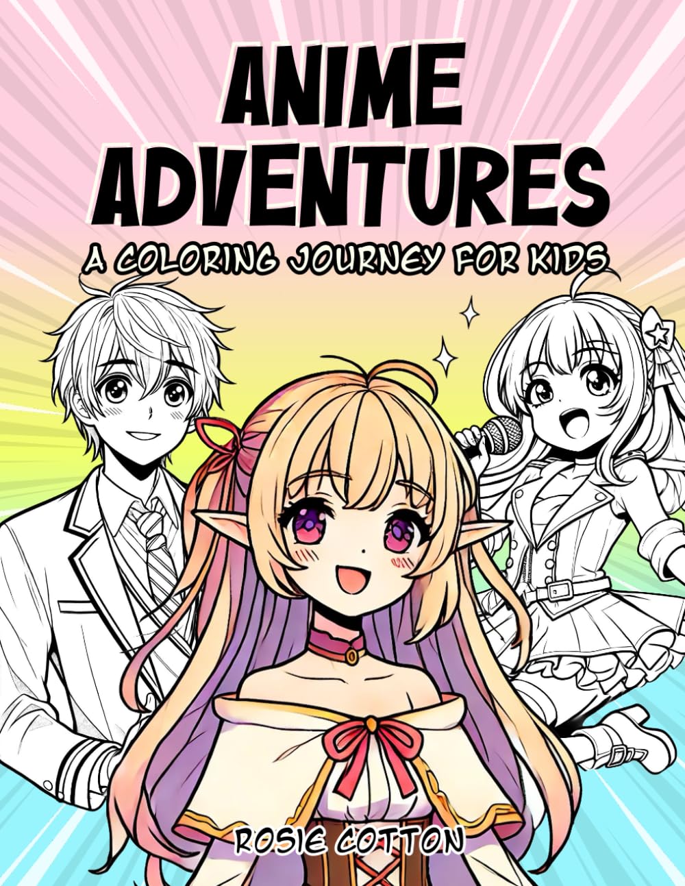 Anime Adventures - A Coloring Journey for Kids; Anime Coloring Book for Kids