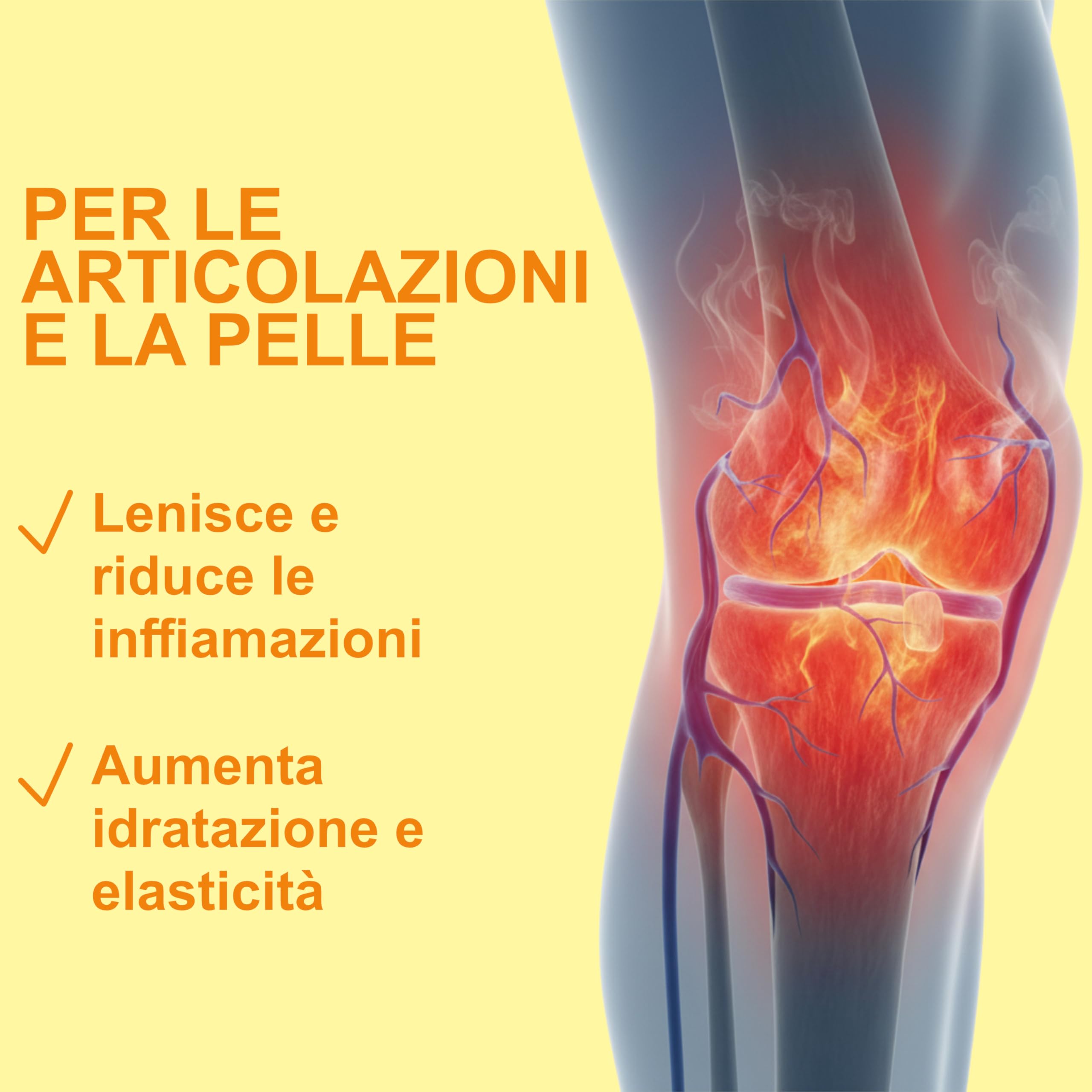 Collagene Marino e Acido Ialuronico + Crema Arnica, 200ml | Trattamento Antiage, Sollievo Muscolare, Elasticità della Pelle, Circolazione, Formula Naturale