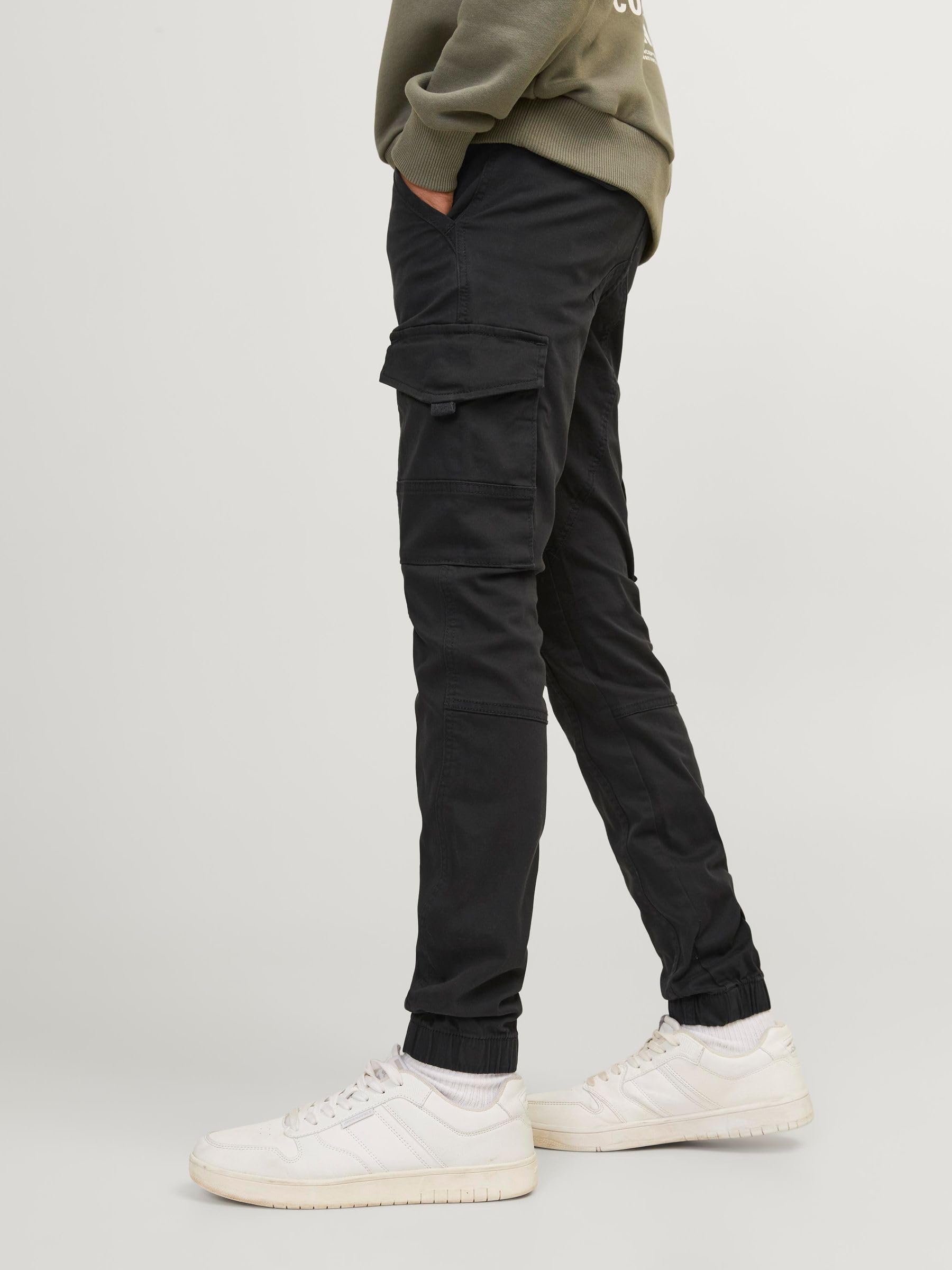 JACK & JONES dżinsy chłopięce Jjipaul Jjflake Akm 542 Olive Noos Jr