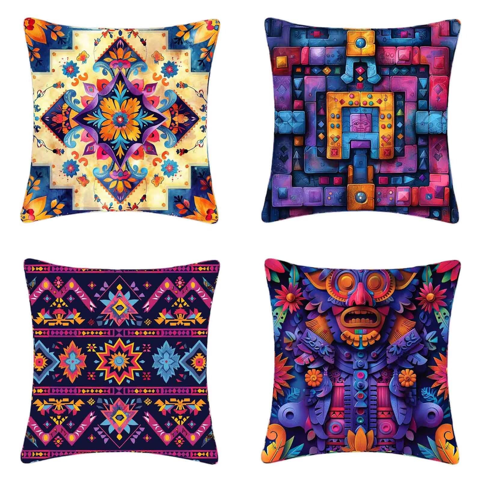 Coussin canapé violet 40x40 lot de 4 housses douces pour rénover votre salon fatigué