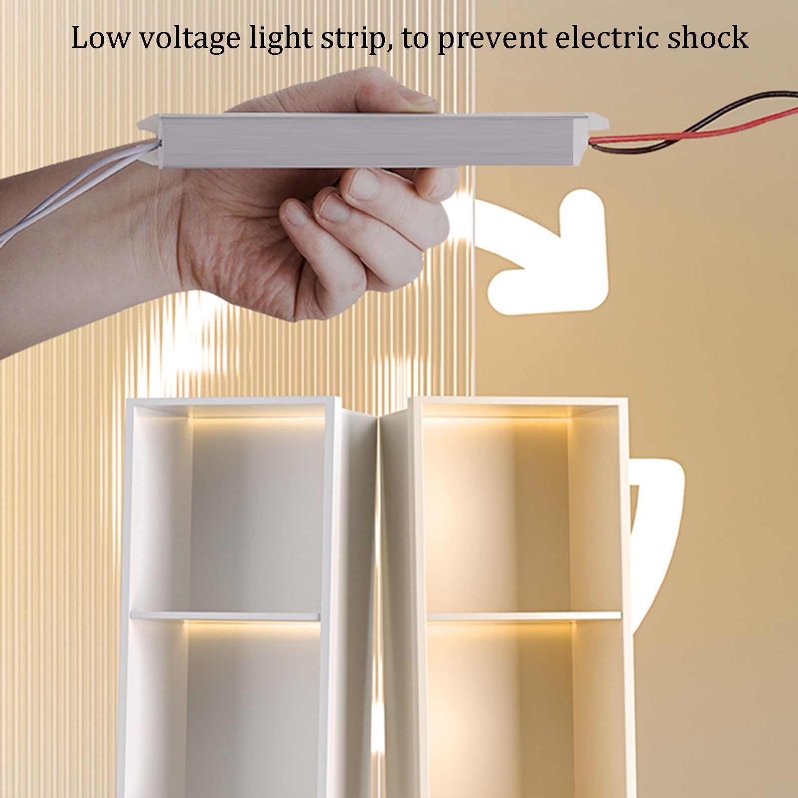 Inoxidable Mate con Luz LED 4000K Iluminación Cálida para Baño Estante de Almacenamiento Cocina Tamaño 32x32x12.5cm Instalación Fácil.