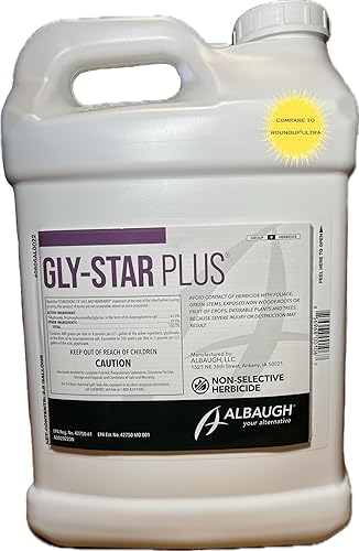 Herbicida Gly Star Plus (2.5 galones) - por Albaugh, concentrado de glifosato (41%) herbicida con surfactante