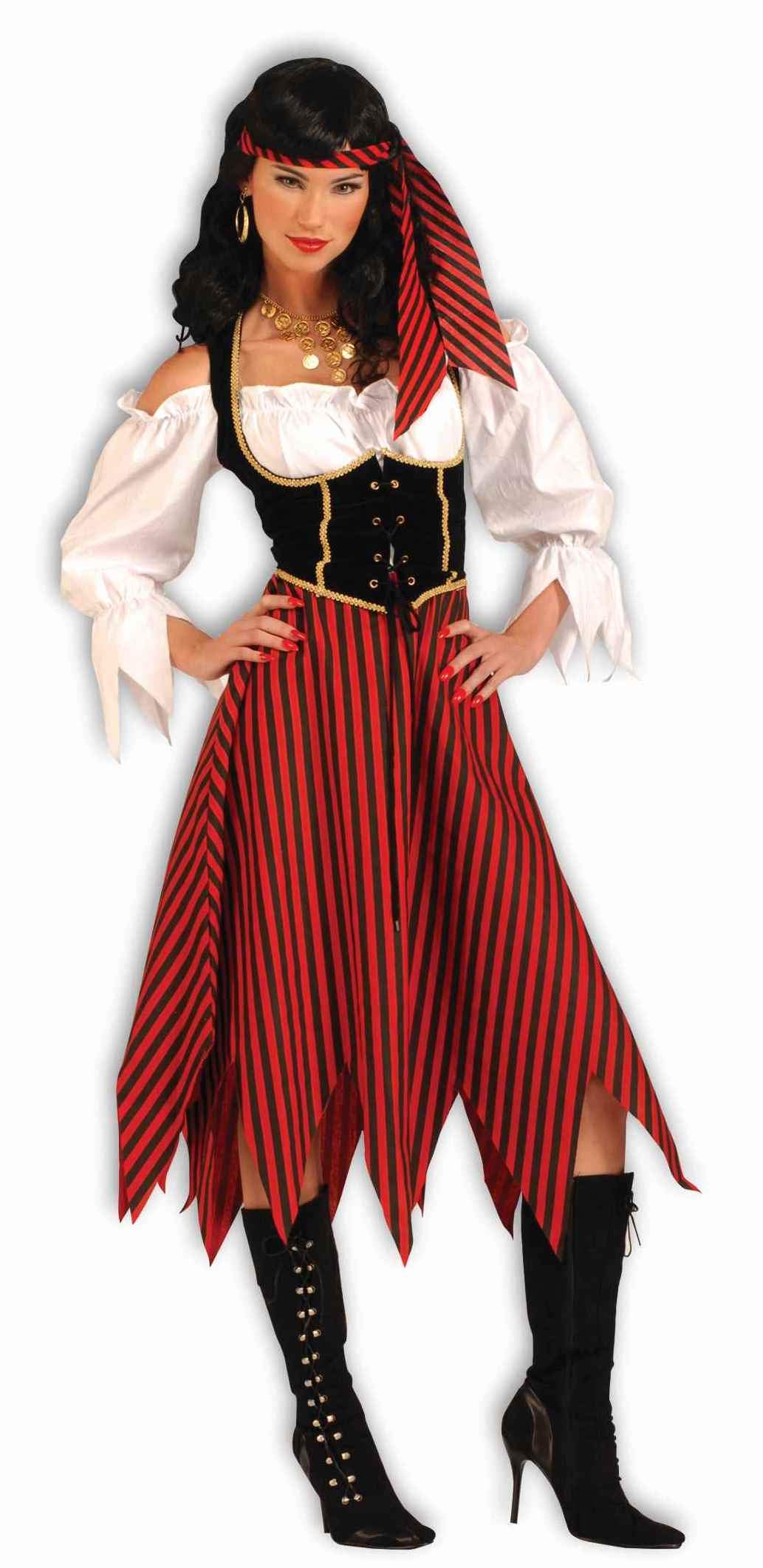 Forum Novelties Women's Pirate Maiden Plus Size Costume, Multi