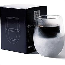 Espresso Tokyo IceQuick Glass Ice Quick Glass Frozen Glass with Cooling Gel Double Wall Glass Cold Glass Rock Glass Gift Present 300ml