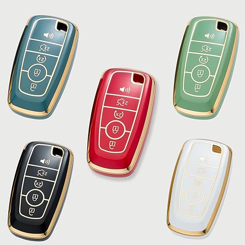 Miniatura 4 de Funda para llavero Ford con llavero, TPU suave protección de 360 grados para Mustang Fusion F150 F250 F350 F450 F551 Edge Explorer Expedition