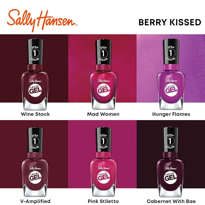 Sally Hansen Miracle Gel Red Nail Polish miniatura 4