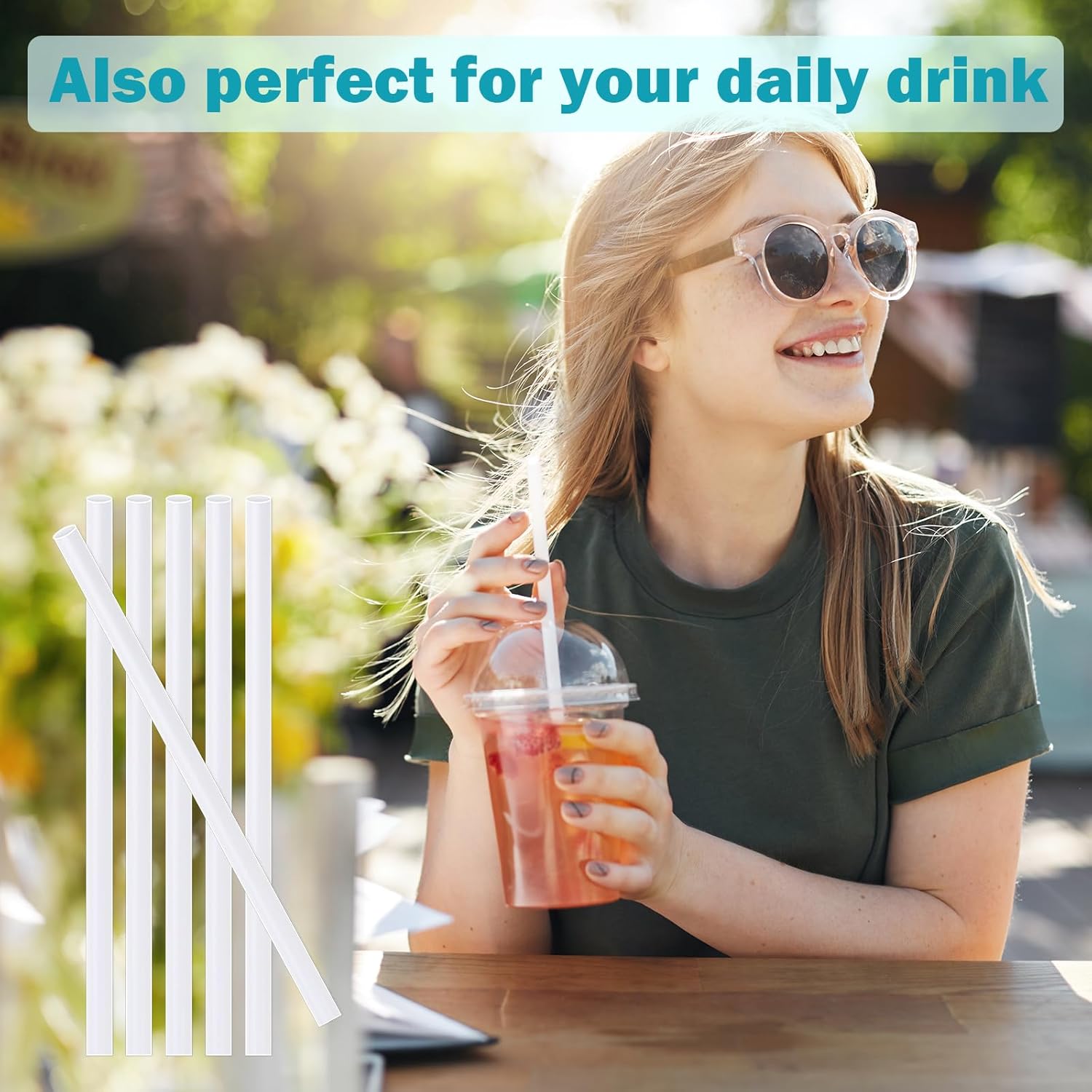 Replacement Straws for Stanley IceFlow Tumbler 30oz, 6 Pack Plastic Reusable Straws with 2 Straw Cleaner Brushes for IceFlow Tumbler Accessories - Image 6