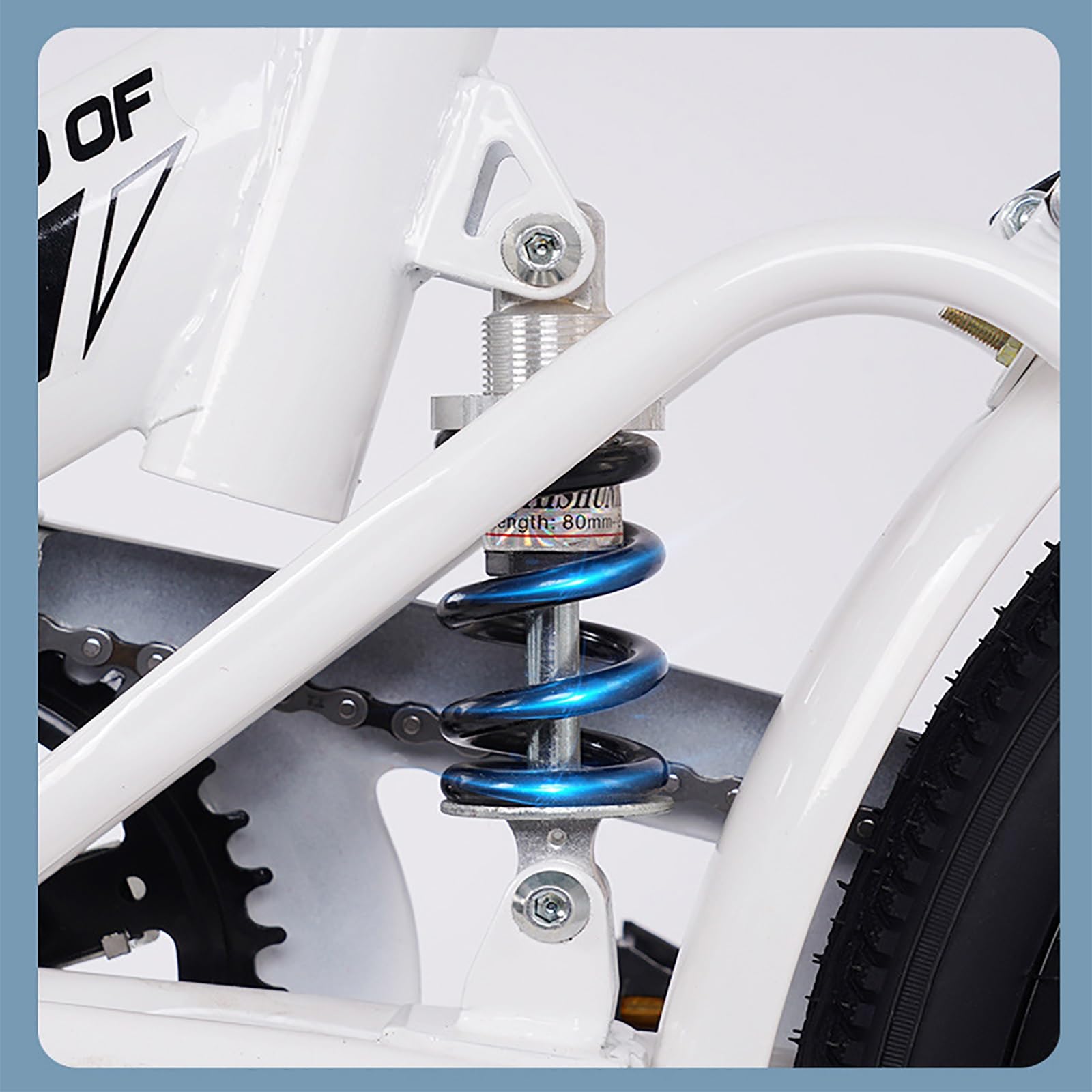 Bicicletta Pieghevole Leggera da 22/24 Pollici for Adulti, Trasmissione a Catena, Telaio in Alluminio Leggero, Bicicletta da Viaggio Unisex(C,22in)