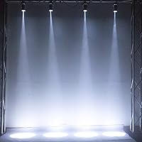 Vista 3 de Foco de bola de discoteca LED Pinspot Light - Luz de fiesta de bola de espejo motorizada