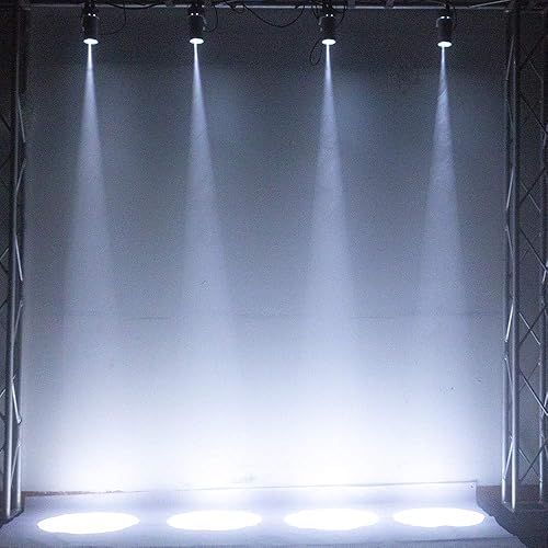 Miniatura 9 de Luces de bola de discoteca RGBW de 12 W, luz de bola de espejo, foco de discoteca, luces de punto Dj Ball Pinspot Dmx LED Pin Spotlight