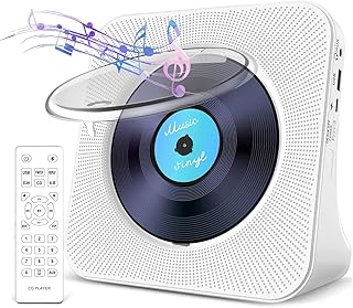 Exrp Desktop Vertical CD Player with Speakers HiFi