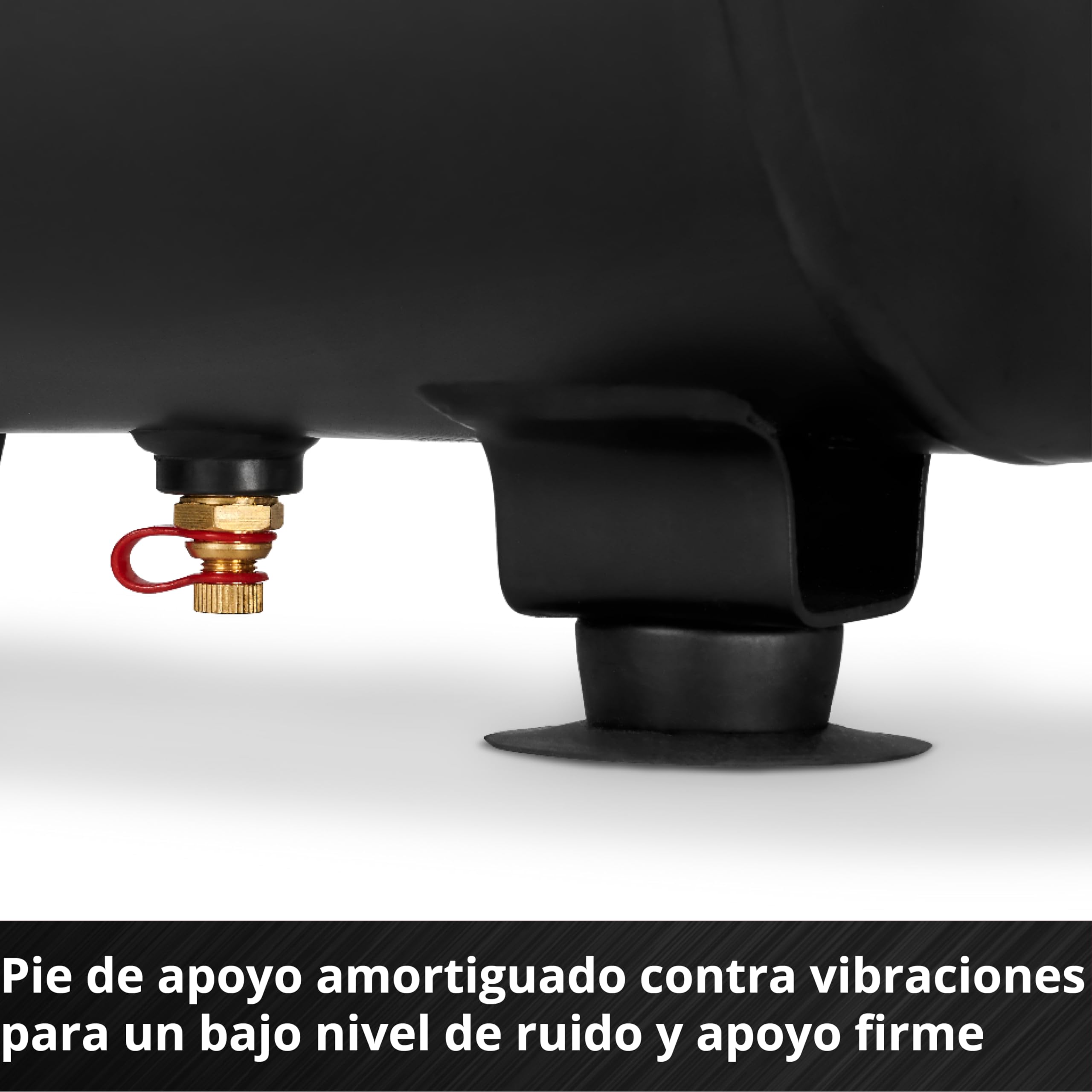 Einhell compresor TC-AC 190/24/8 I OF (1100 W, máx. 8 bar, depósito 24 l, potencia de aspiración 190 l/min, sin aceite, bajo mantenimiento, manómetro, reductor de presión)