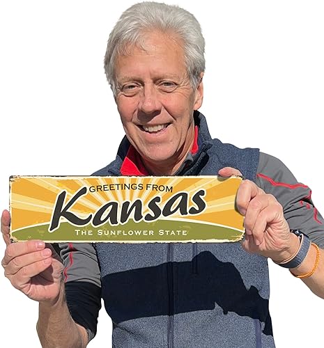 Miniatura 48 de SmartSign Letrero de metal vintage con texto en inglés "The Lone Star State" de 4 x 14 pulgadas, aluminio inoxidable de 40 mil con abrigo Texas