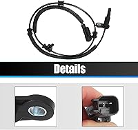 Vista 5 de X AUTOHAUX 2 unids ABS Sensor de velocidad de rueda trasera izquierda derecha Sensor de freno ABS para Ram 1500 2013-2018 para Ram 1500 Classic