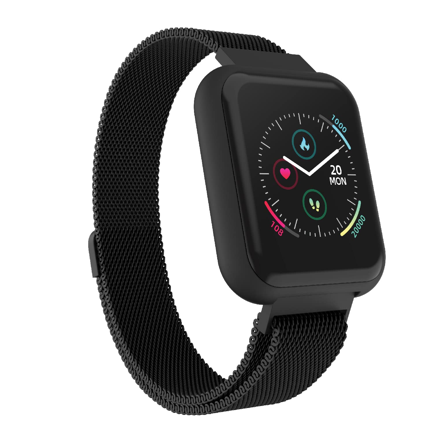 iTOUCH Air 3 Smartwatch Fitness Tracker with Heart Rate Tracker, Step Counter, Notifications, Sleep 