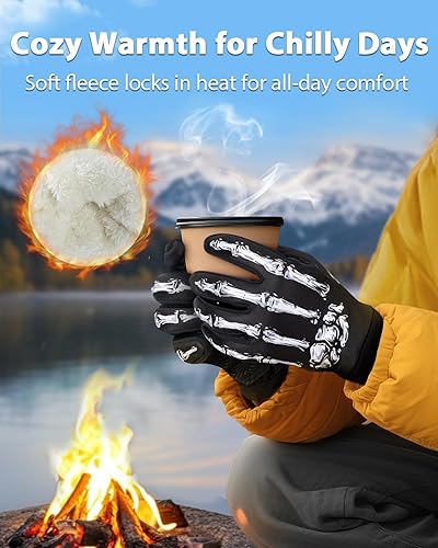 Miniatura 2 de RIGWARL Guantes impermeables para clima frío y frío, guantes de invierno para hombres y mujeres con pantalla táctil