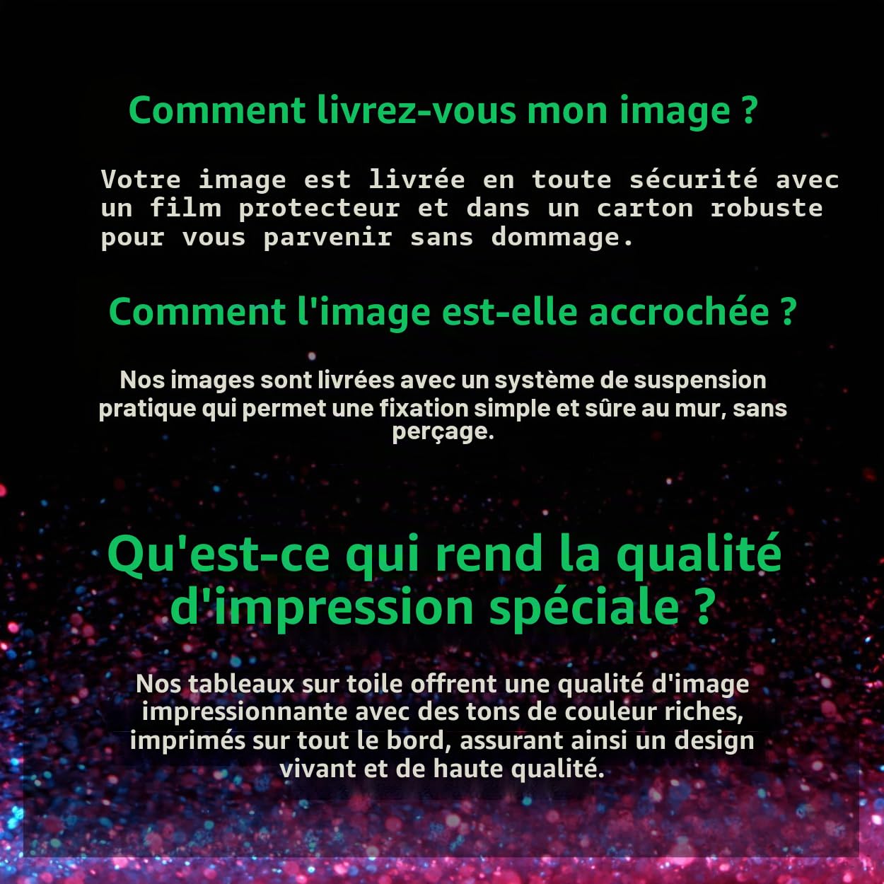 WallArena images imprimées sur toile, Abstrait,