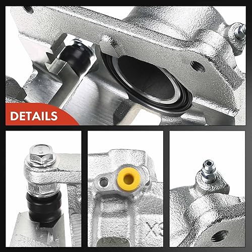 Miniatura 7 de A-Premium Conjunto de pinza de freno de disco con soporte compatible con modelos seleccionados de Mazda - Miata 2001 2002 2003 2004 2005, L4 1.8L -