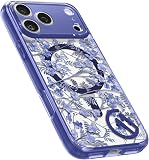 Spigen Ultra Hybrid c11 MagFit Case Compatible with iPhone 17 Pro [c11 Series Cobalt Spring edition] [Camera Control Button Covered] [MagSafe Compatible] [3D Effect with Hexa-Layer] - Cobalt Spring - 5