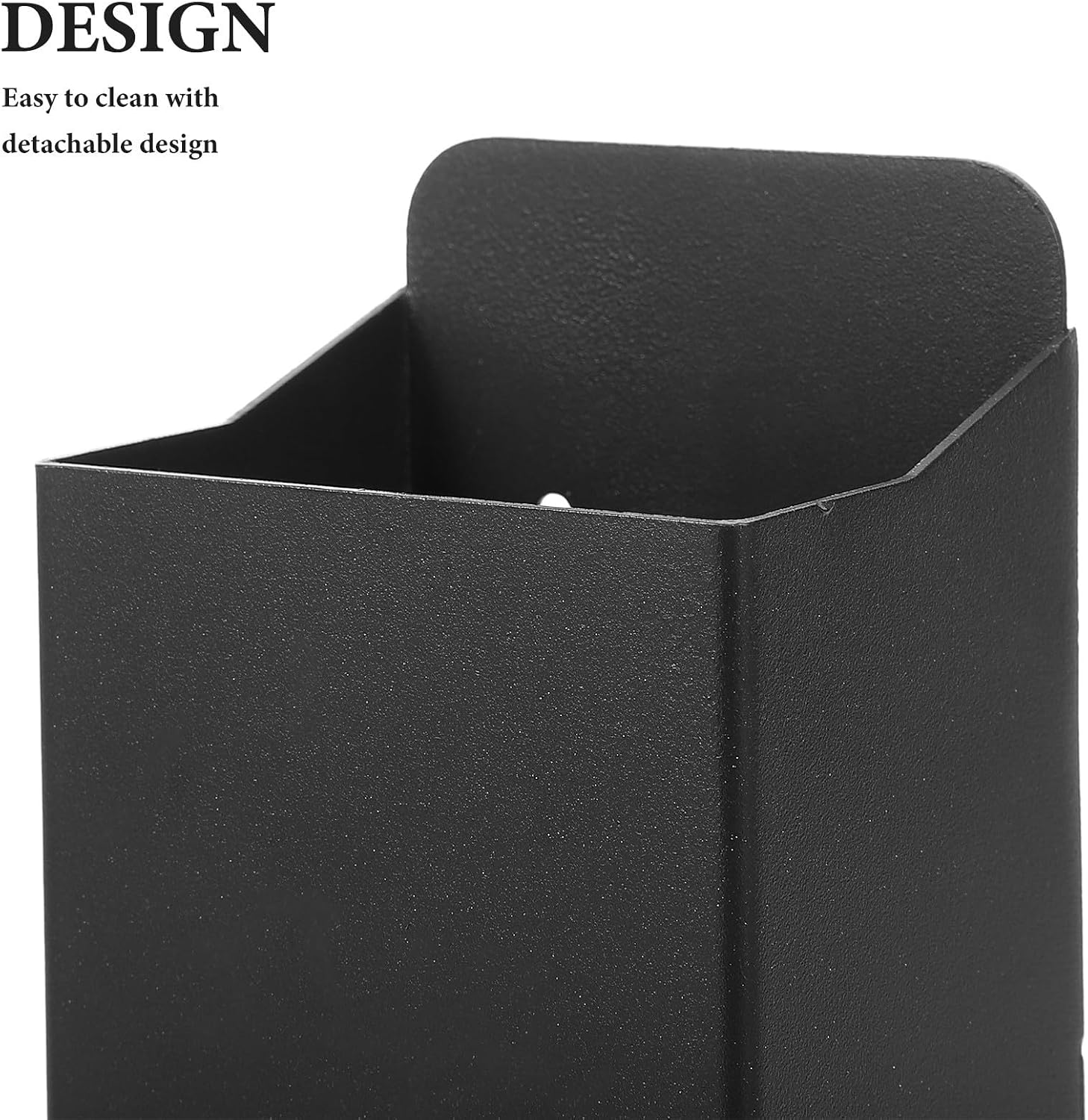 Iron Beer Bottle Cap Storage Bucket with Ample Storage Capacity and Easy to Clean Design, Black Wall-mounted Cap Catcher for Organizing Small Items and Saving Space in Home Bars