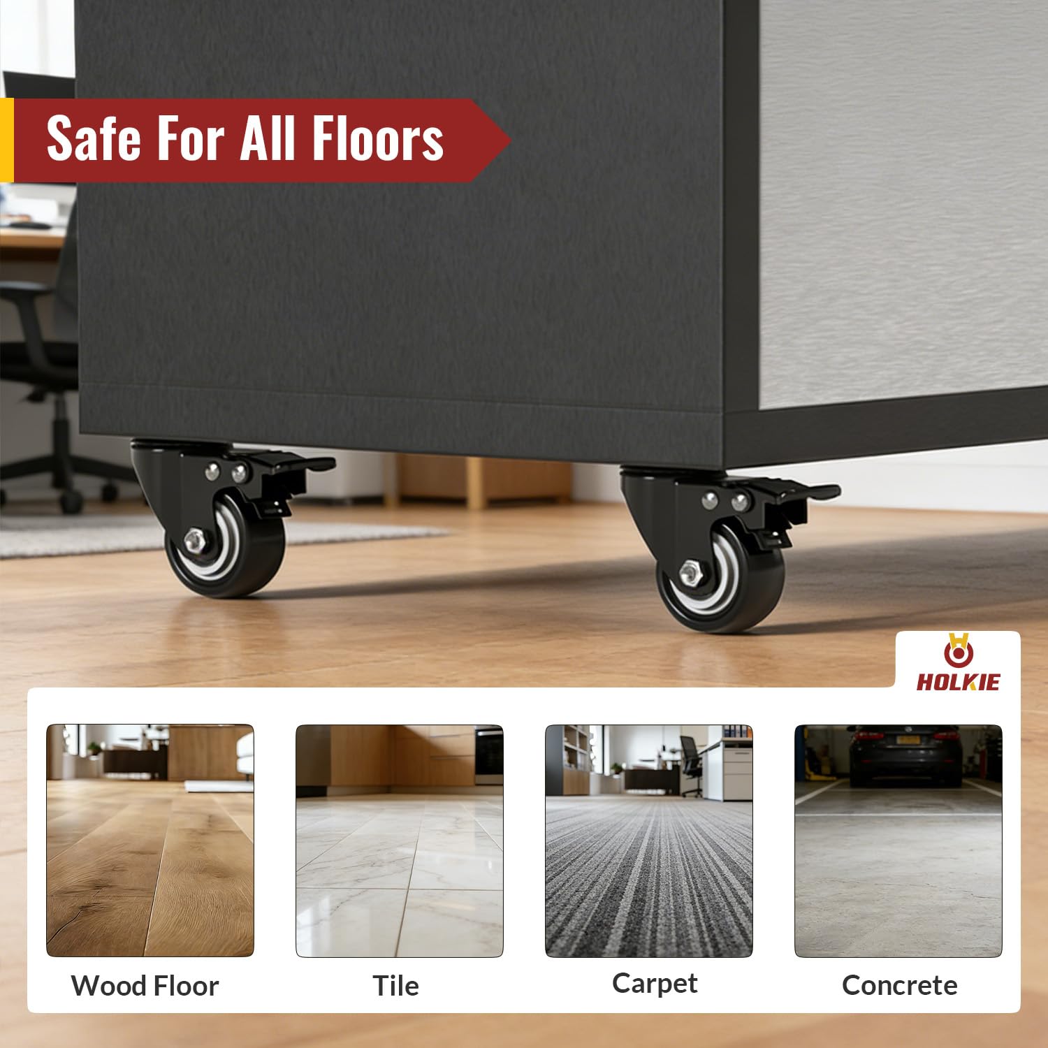Heavy Duty Caster Wheels - 600lb Capacity -8 Heavy Duty Caster Wheels - 600lb Capacity -8