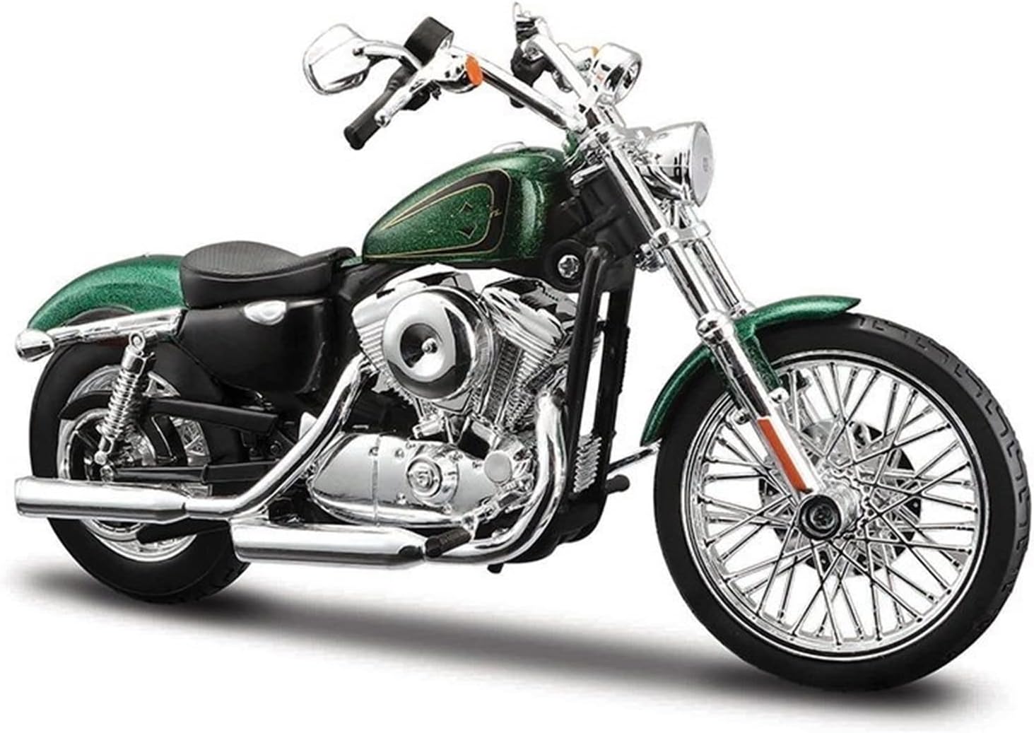 Motorcycle Model Compatible With Harley Davidson, 2015 Street 750, 2013 FLHTK Electra Glide Ultra Limited, 1:12 Motorcycle Model Racing Street Car Replica Gift Hobby Collection(2014 Sportster 883)