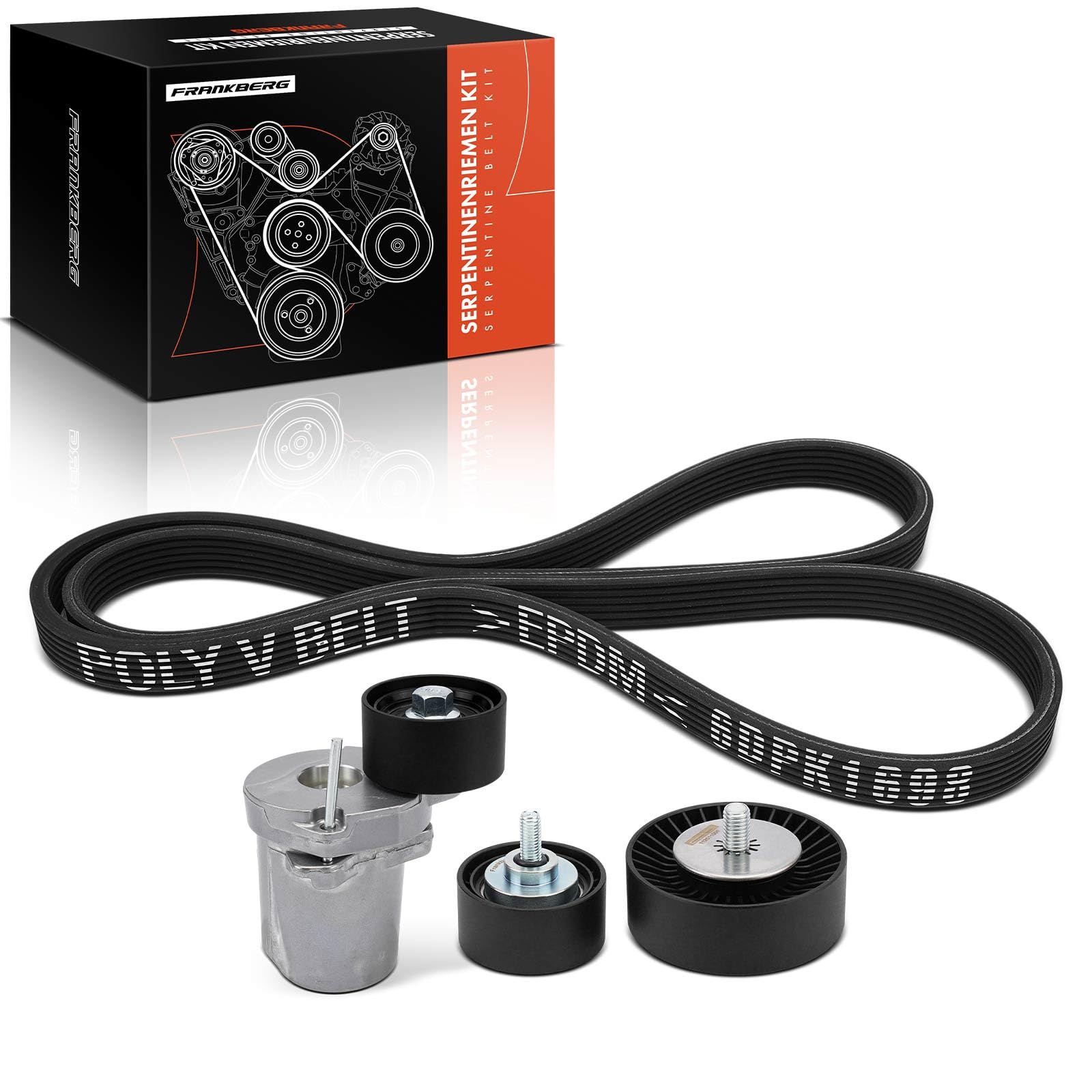 Kit de correa dentada Diesel K036DPK1698 compatible con Serie 3 E90 y Serie 1 E87 8