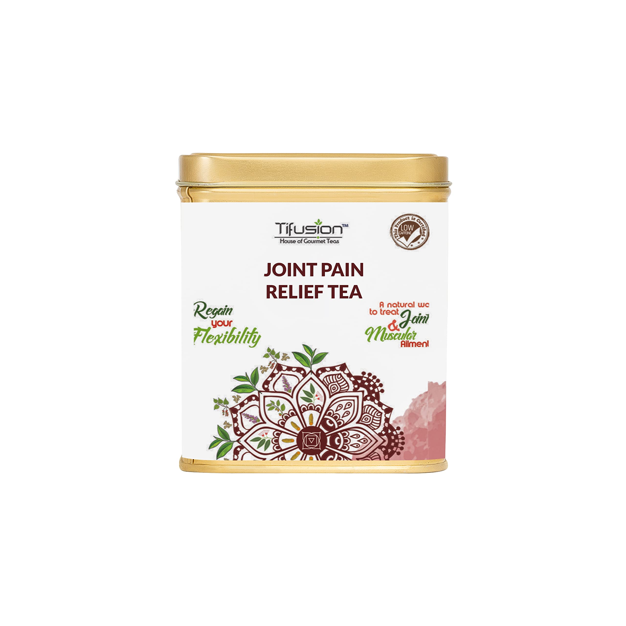 Tifusion Joint Pain Relief Tea with Boswellia, Punarnava, Moringa, Ashwagandha, Giloy | Joint Support Herbal Tea to Reduce Stiffness & Inflammation 100 gms 50 Serving Cups (B08LD8DHD2) Amazon Price History, Amazon Price Tracker