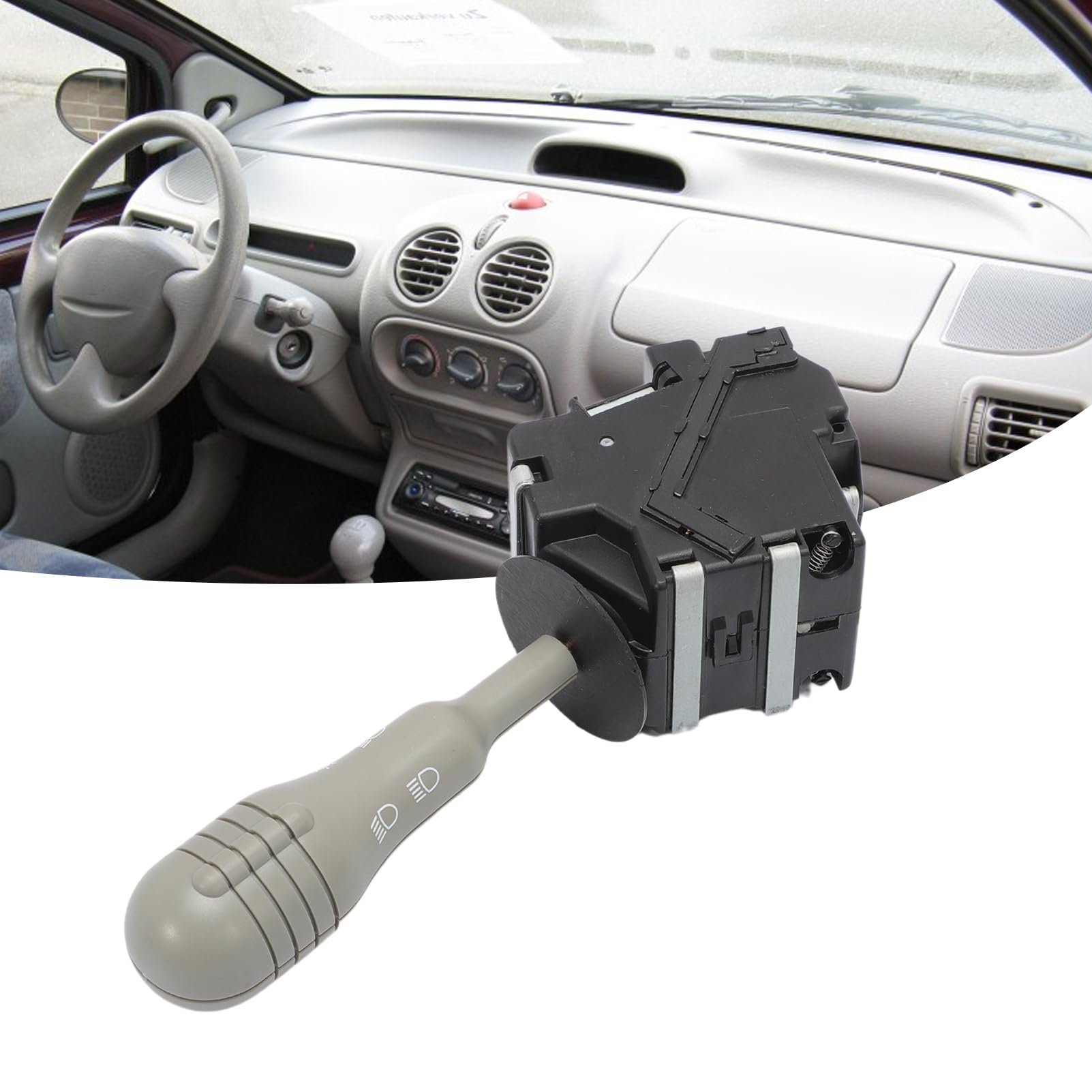 Commodo au volant pour Twingo 1 Phare Commutateur de tige de direction Clignotant Interrupteur combiné Stalk C06 7701046629 7700822445 Colonne de direction Clignotant, Non original